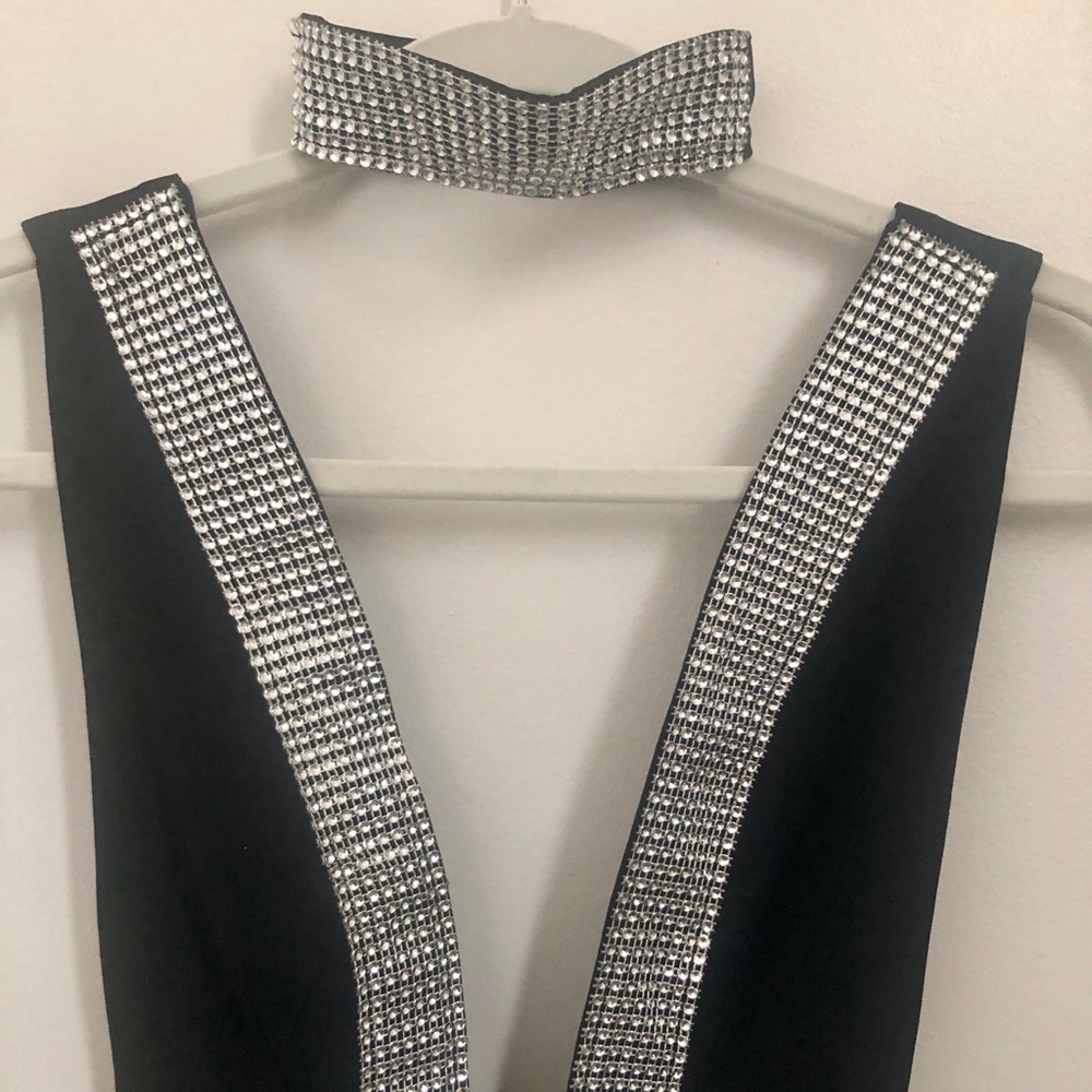 Julieta Rhinestone Choker Dress-XXS SOLD OUT - Picture 6 of 6